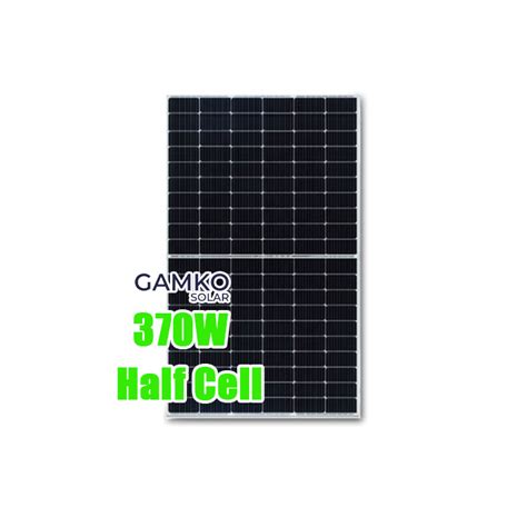 Gamko 120cells 166mm Half Cut Mono Solar Panel 370w China Solar Panel