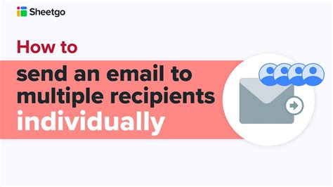 How To Send An Email To Multiple Recipients Individually YouTube