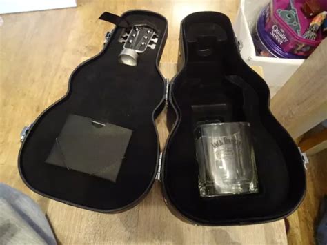 Jack Daniels Guitar Case No Bottle Metal Screw On Bottle Top