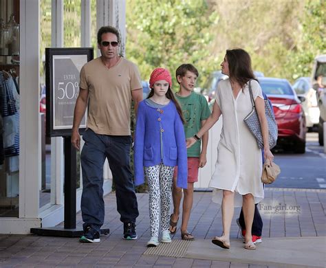 David Duchovny takes his son and friends to the movies - July 13, 2014 ...