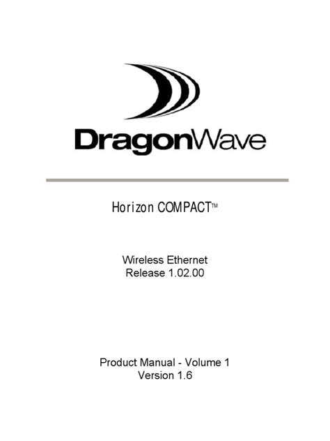 Horizon Product Manual Vol 1 | PDF | Electrical Connector | Antenna (Radio)