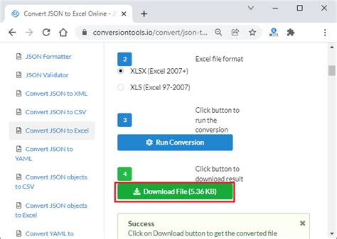 How To Open JSON File In Excel Javatpoint