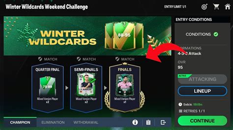 My All Winter Wildcards Weekend Challenger Mode Packs Fc Mobile Youtube