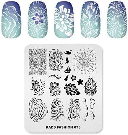 Alexnailart Nail Stempel Platten Nagel Stamping Schablone Vorlagen