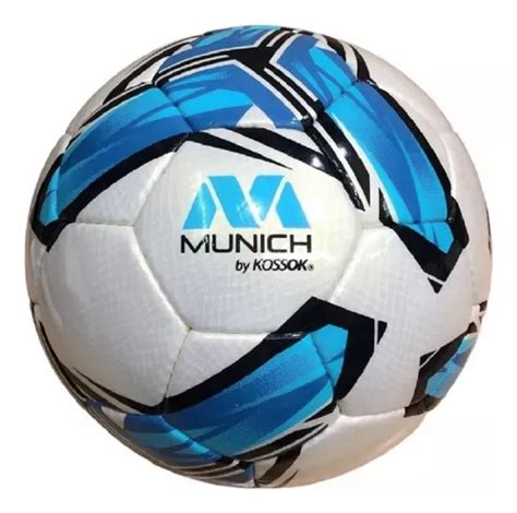 Pelota Futbol N5 Munich Force Profesional Calidad Pu Coreano Color Azul