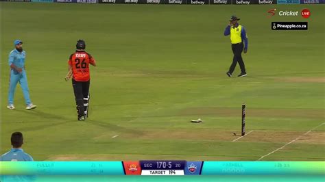 Betway Sa20 Cricket League Sunrisers Eastern Cape V Pretoria Capitals