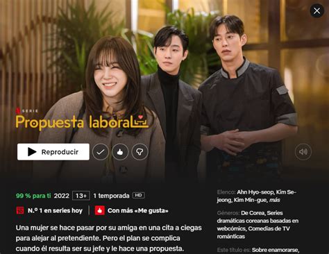 De qué trata Propuesta laboral el dorama que está TOP en Netflix