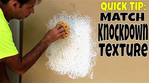 Easiest Way To Match Knockdown Texture Diy Drywall Repair Pro Tips Youtube