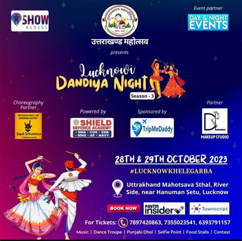 Lucknowi Dandiya Night Season Uttrakhand Mohtsava Sthal River