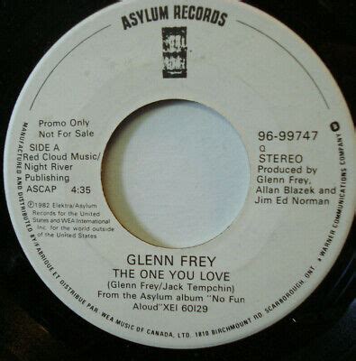 Glenn Frey The One You Love Promo Rpm In Canada Ebay