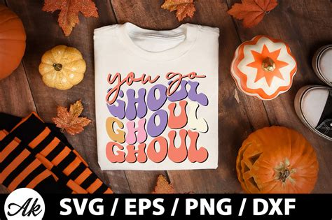 You Go Ghoul Retro SVG Graphic By Akazaddesign Creative Fabrica