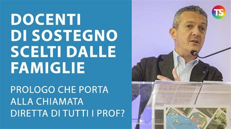 Docenti Di Sostegno Scelti Dalle Famiglie Prologo Che Porta Alla