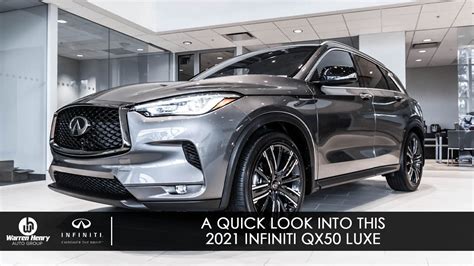 Quick Look Of This 2021 Infiniti Qx50 Luxe Youtube