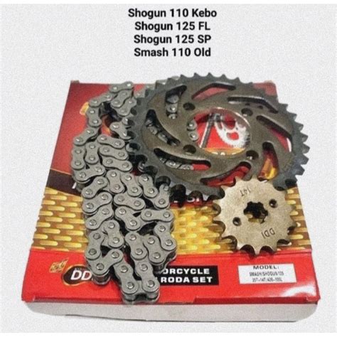 Jual Gear Girl Paket Depan Belakang Set Rantai Suzuki Shogun Kebo