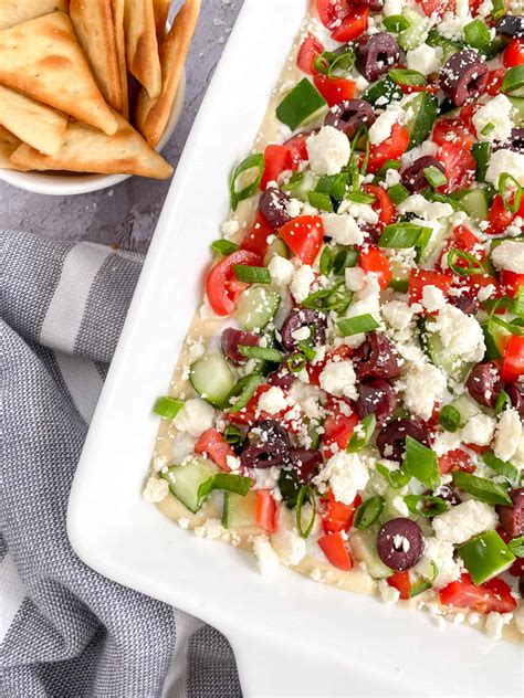 Best Greek Layer Dip Whiskful Cooking