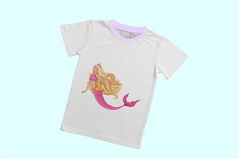 Barbie Mermaid Svg T Shirt Designs Bundle Masterbundles