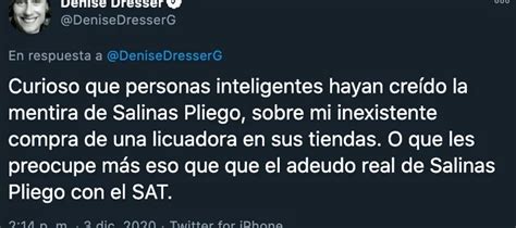 Ricardo Salinas Pliego Volvió A Recordar Que Denise Dresser No Le Pagó