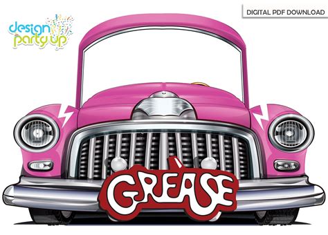 Grease Lightning Pink Car Photo Booth Etsy Grease Themed Parties