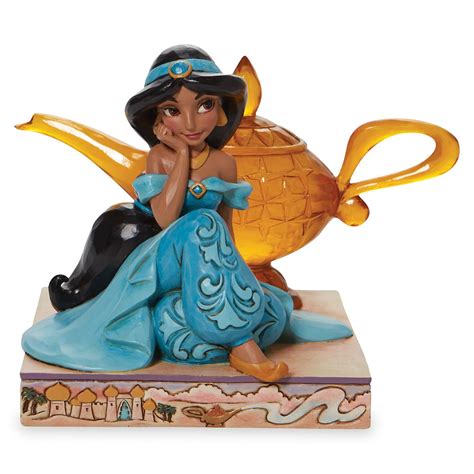 Jasmine And Genie Lamp Figure By Jim Shore Aladdin Disney Store