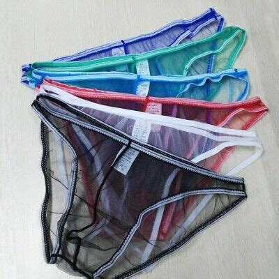 Slip Transparent dans sous vêtements érotiques pour homme eBay