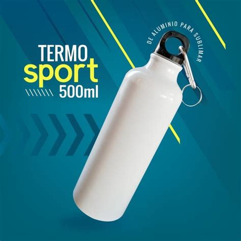 Termo Blanco De Aluminio Para Sublimar Ml Tapa Rosca Ipg Mexico