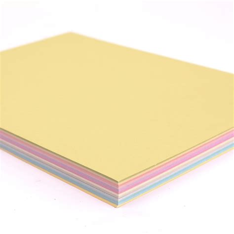 Florence Cardstock Papier Pastellfarben 21 X 29 7 Cm 216 G 60 Stück