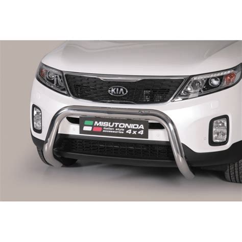 Misutonida Bull Bar Ø76mm inox srebrni za Kia Sorento 2012 2015 s EU