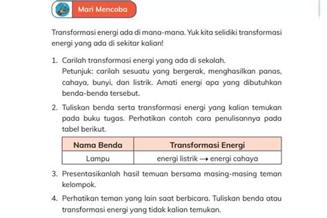 Terbaru Kunci Jawaban Ipas Kelas 4 Halaman 97 Carilah Transformasi