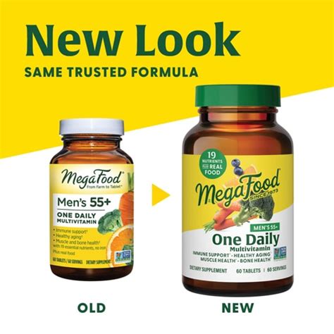 Megafood Mens 55 One Daily Multivitamin For Men 60 Tablets Vitacost