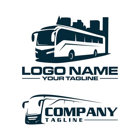 Bus And City Logo Template 4714418 Vector Art At Vecteezy