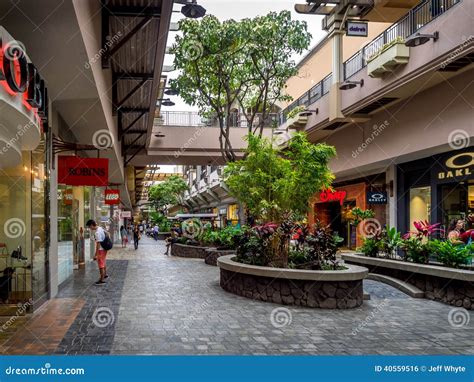 Ala Moana Center, The Largest Shopping Mall In Hawaii Editorial Photo ...