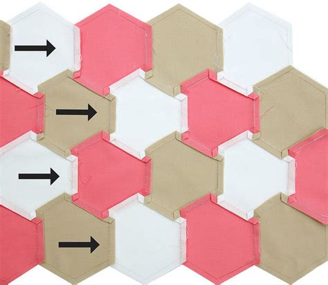 Quick Machine Sew Hexagon Flower Quilt Block Artofit