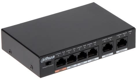 Switch Poe Pfs Et Port Dahua Poe Switches With Up To