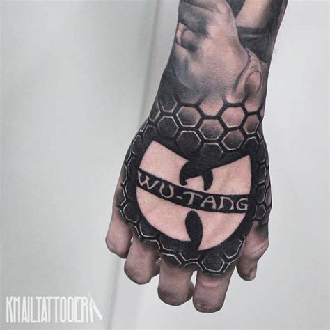 Wu Tang Clan Tattoo On The Right Hand