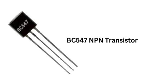 BC547 NPN Transistor YouTube