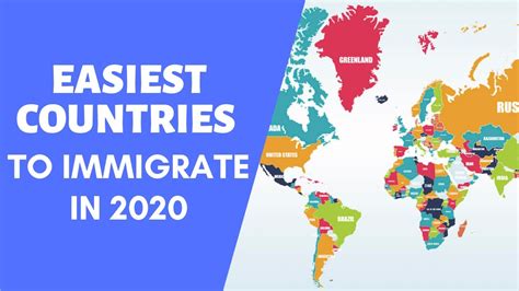 Top Easiest Countries To Immigrate By Youtube