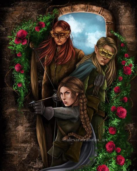 Alex On Instagram A Court Of Thorns And Roses Portrait Of Feyre