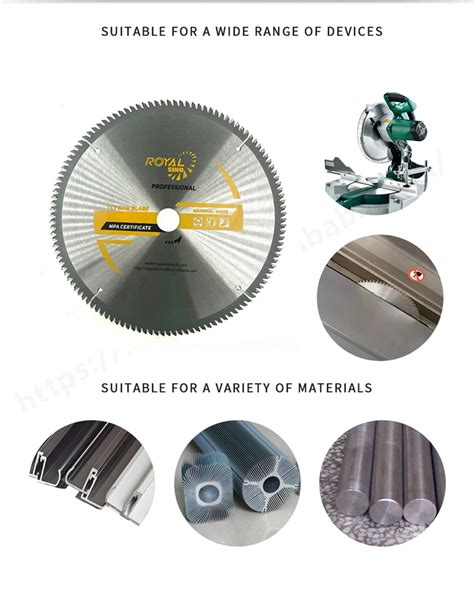 Royal Sino Tct Circular Rim Saw Blade For Aluminum Cutting Buy