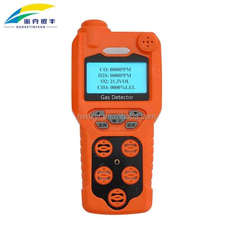 Atex Certificated Portable 4 In 1 Multi Gas Detector For Confined Spaces H2s Co O2 Lel