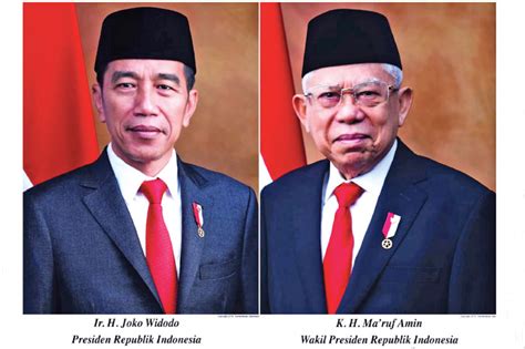 Foto Resmi Presiden dan Wakil Presiden RI