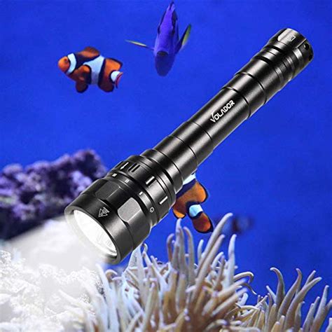 Scuba Diving Flashlight VOLADOR DF30 3100lm Professional Diving Light