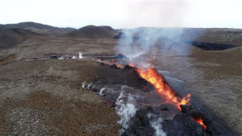 Fifth Fissure On Fire In Fagradalsfjall Iceland Monitor