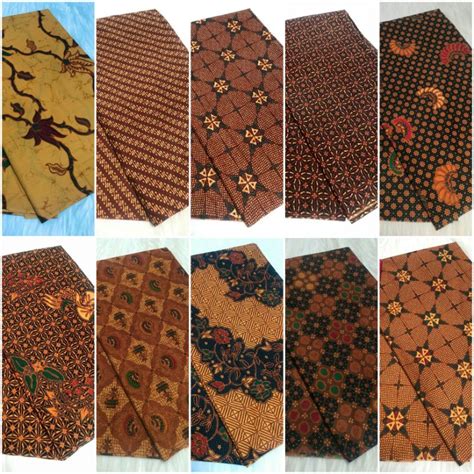 Jual Kain Jarik Halus Kain Batik Warna Cokelat Sogan Unggul Jaya