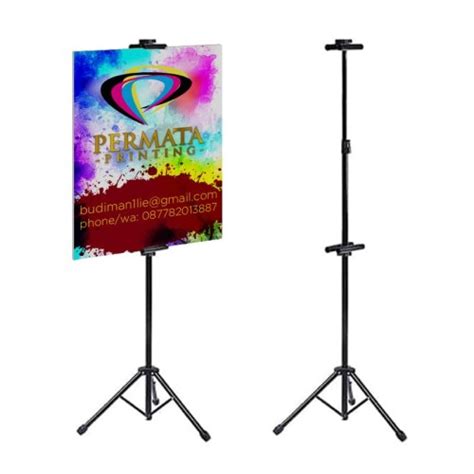 Jual Tripod Banner Tripod Stand Poster Visual 2 Sisi Ukuran