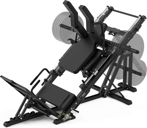 Amazon.com : EonfitOmni Leg Press Hack Squat Machine, 3 In 1 Adjustable ...