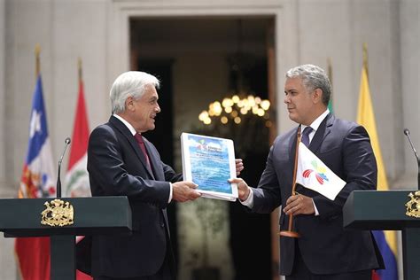 Presidentes de Chile y Colombia Cumbre AP 2020 Alianza del Pacífico