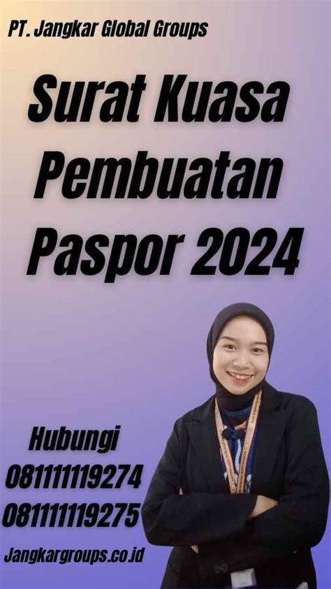 Surat Kuasa Pembuatan Paspor 2024 Jangkar Global Groups