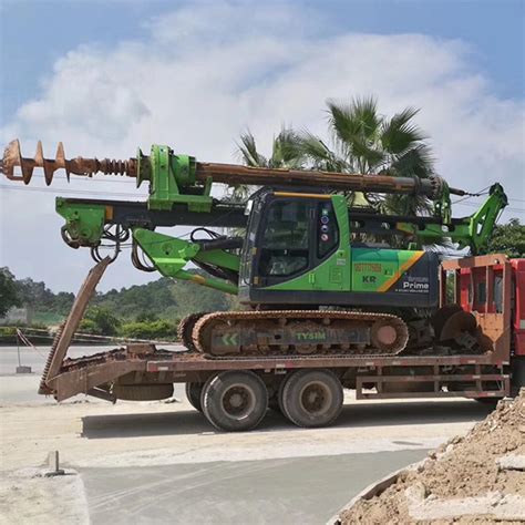 Tysim Kr A Hydraulic Rotary Bore Mini Piling Rig Driving Machine