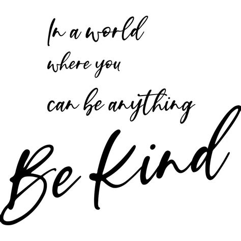 Be Kind Calligraphy Digital Art By Sweet Birdie Studio Fine Art America