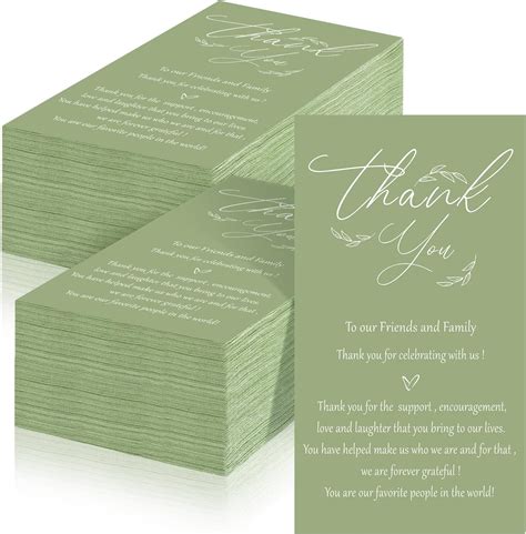 Amazon Sumind Pcs Sage Green Wedding Napkins Thank You Wedding